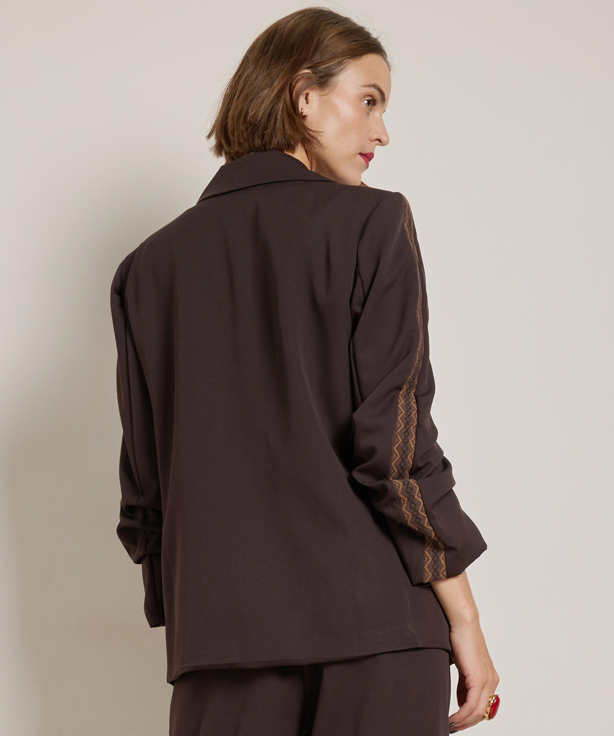 blazer met bies