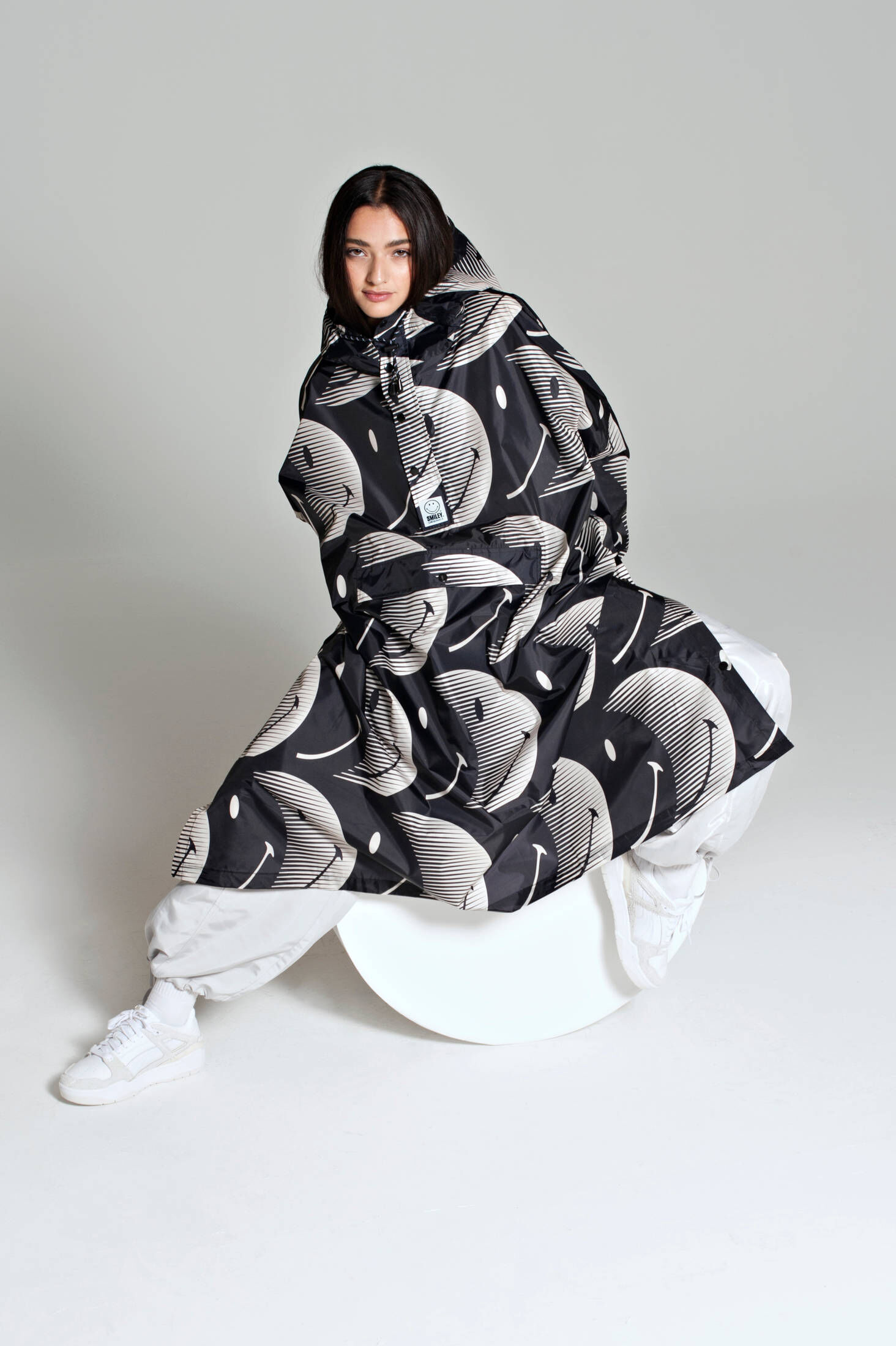 RAINKISS| Damen Regenponcho HALF MOON SMILEY