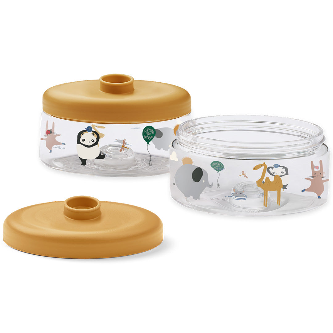 liewood babyvoeding doosjes dominique - around the world - sandy - 2st
