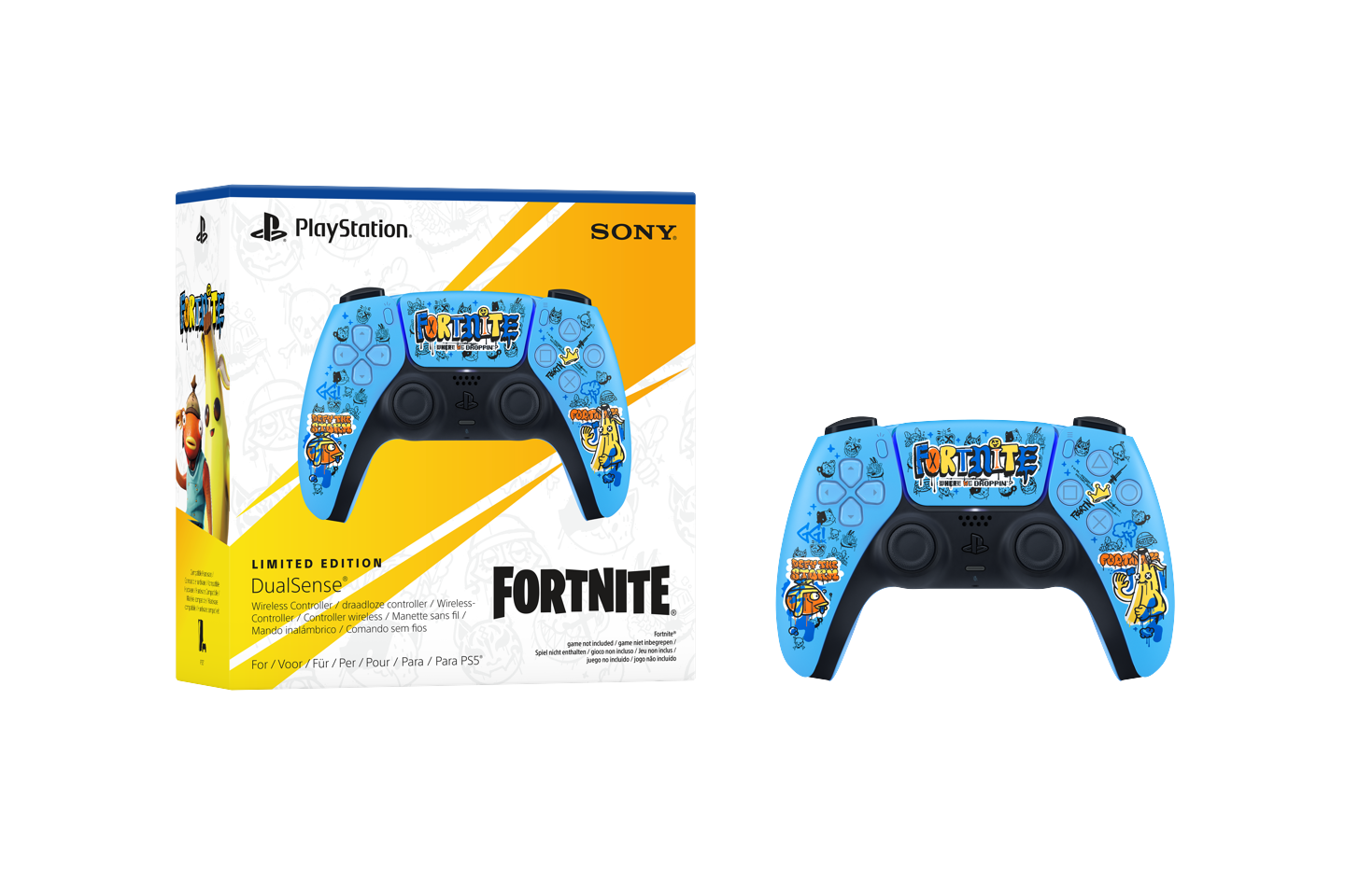 Sony Playstation 5 Dualsense Controller - FORTNITE Limited Edition