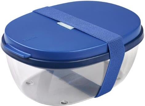 Mepal saladbox Ellipse blauw 22,5 x 17,5 x 9,5 cm