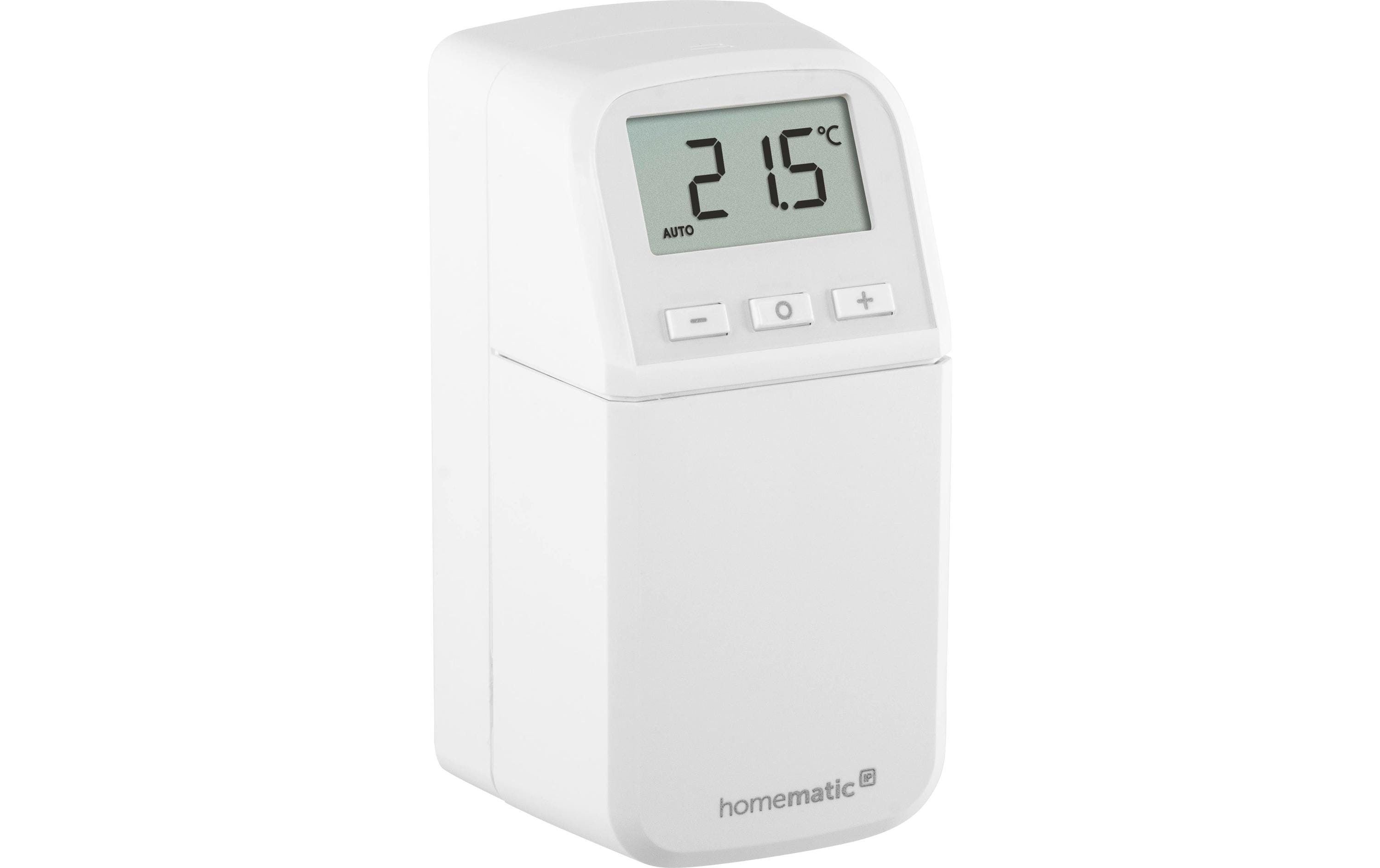 Smart Home Heizkörperthermostat kompakt plusHeizkörperthermostat HmIP-eTRV-CL mit beleuchtetem Display