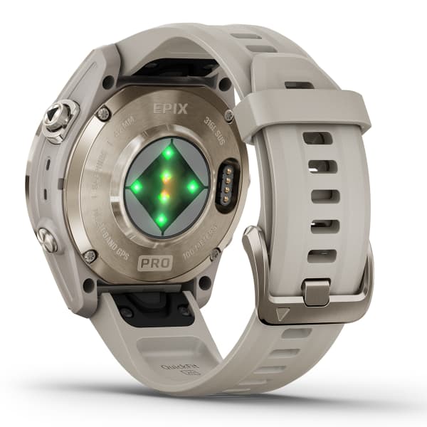 Montre cardio GPS GARMIN EPIX PRO (G2) 42MM SAPPHIRE SAPPHIRE SOFT GOLD LIGHT