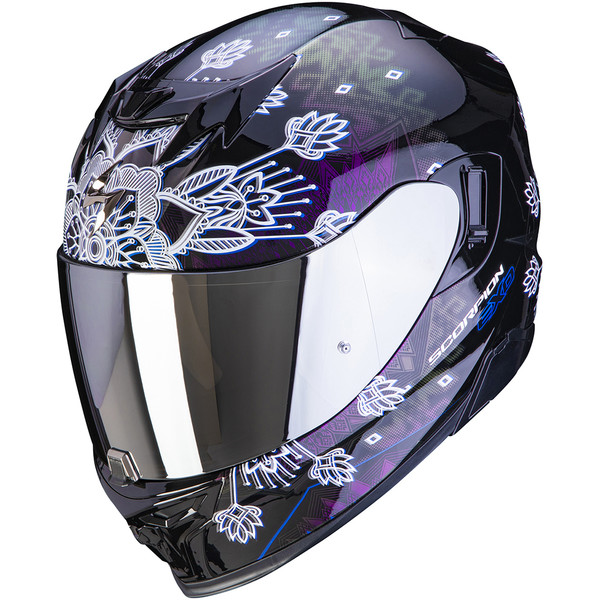 Scorpion - Casque Exo-520 Air Tina Noir / Blanc / Rose