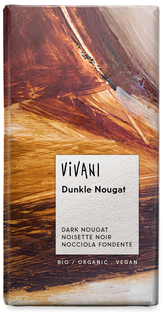 Vivani Chocolade Puur met Nougat 100GR