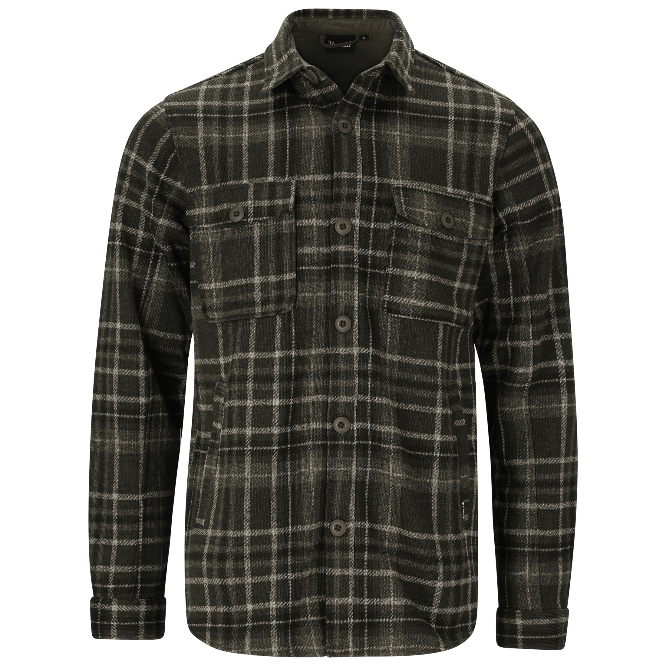 Vertical Deweon M Checked Fleece Shirt - Fritid og bomull