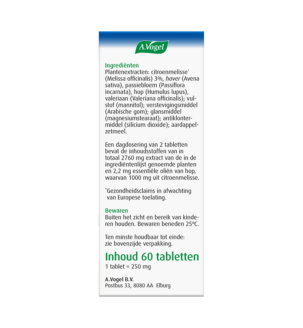 A.Vogel Dormeasan (60 tabletten)