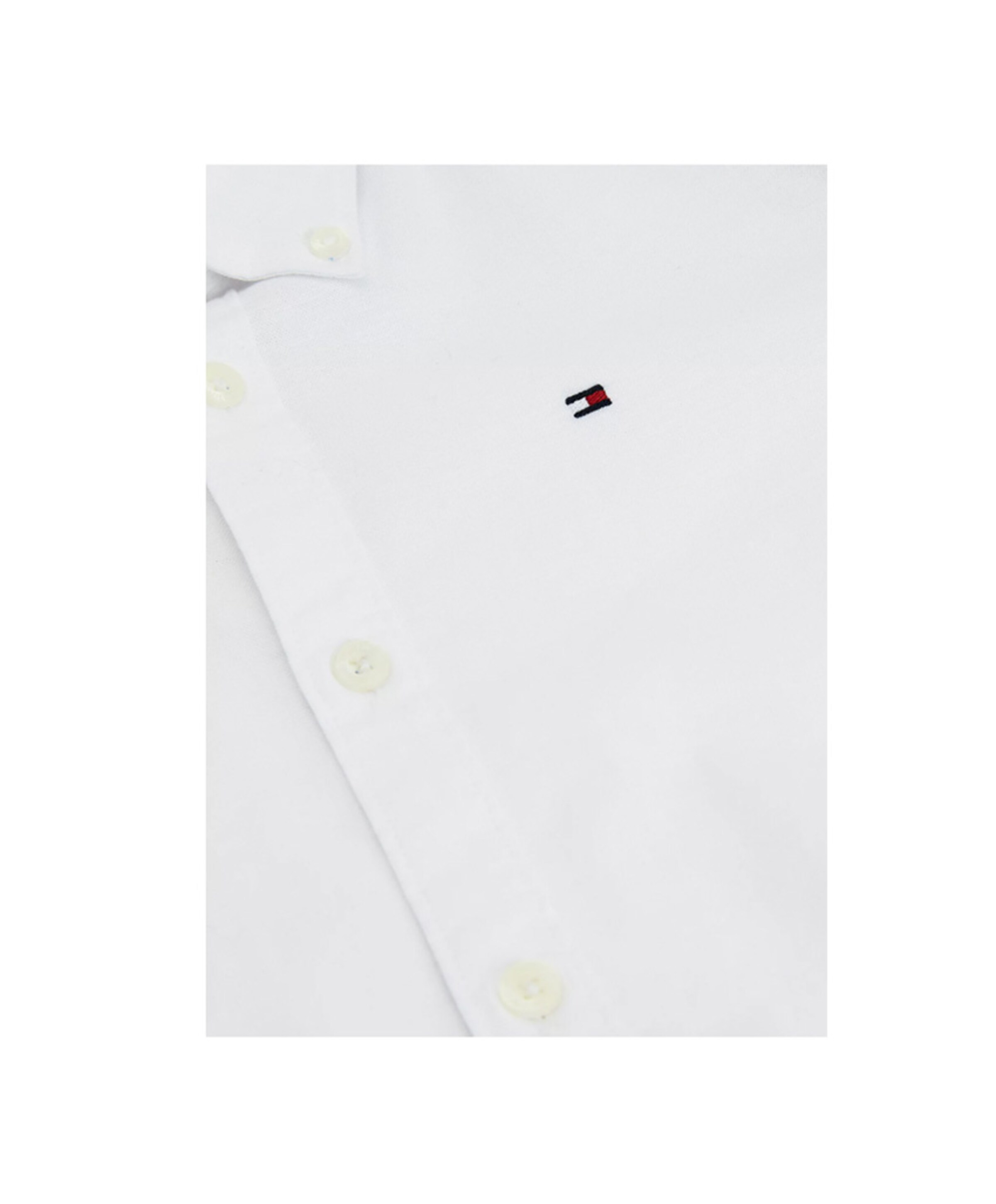 Tommy Hilfiger Jongens overhemd lange mouw wit
