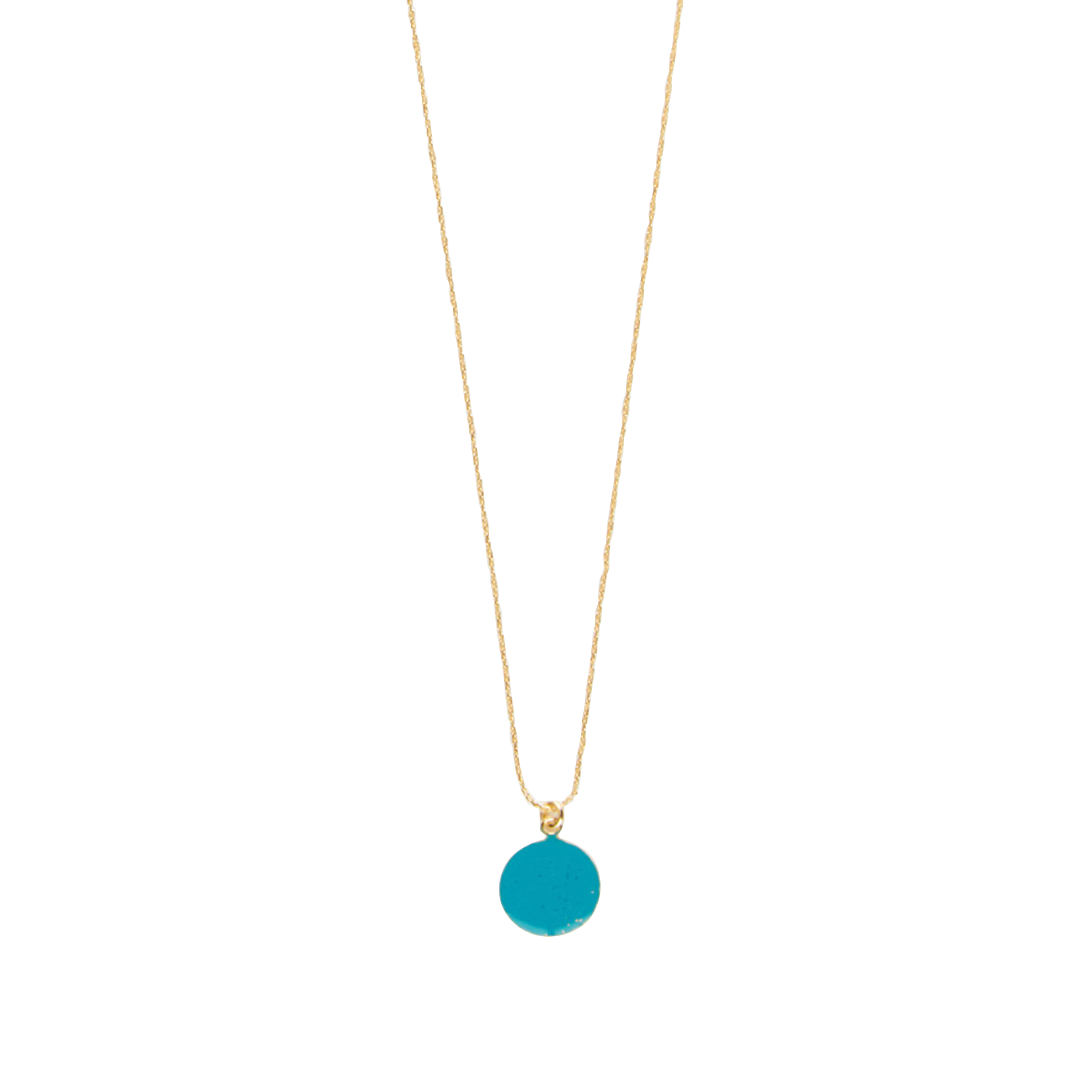 INDIEN - Collier en plaqué or | Bleu