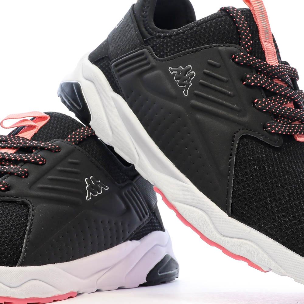 Kappa Baskets Noires/Roses Fille Kappa San Puerto Lace