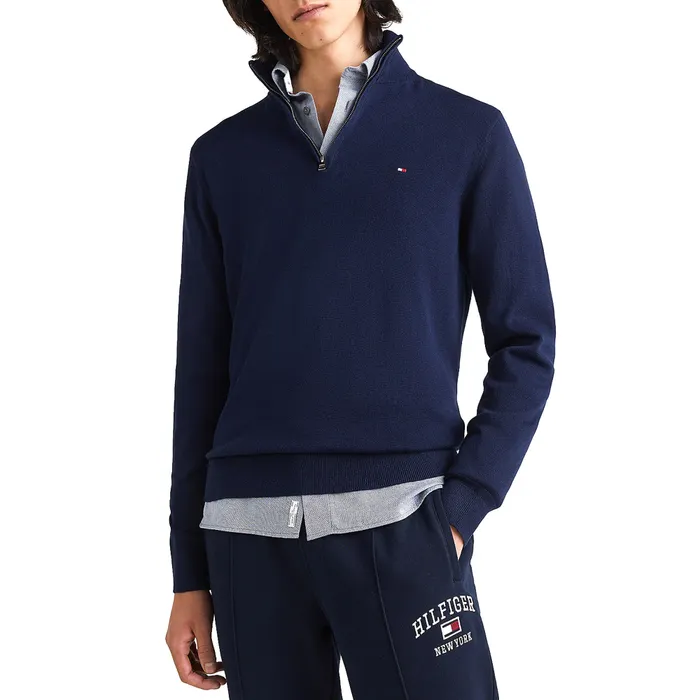 Tommy Hilfiger Pima Cotton Cashmere Sweater Heren