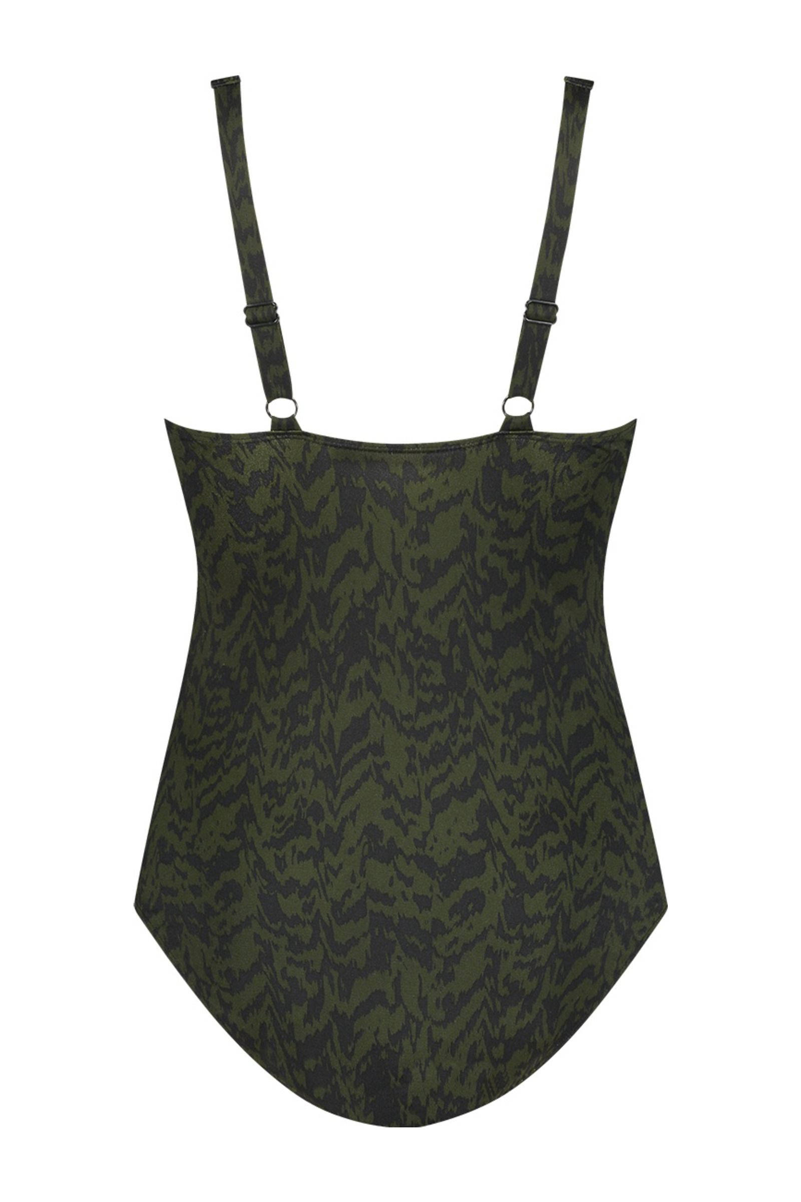 ten Cate Swim badpak donkergroen/zwart