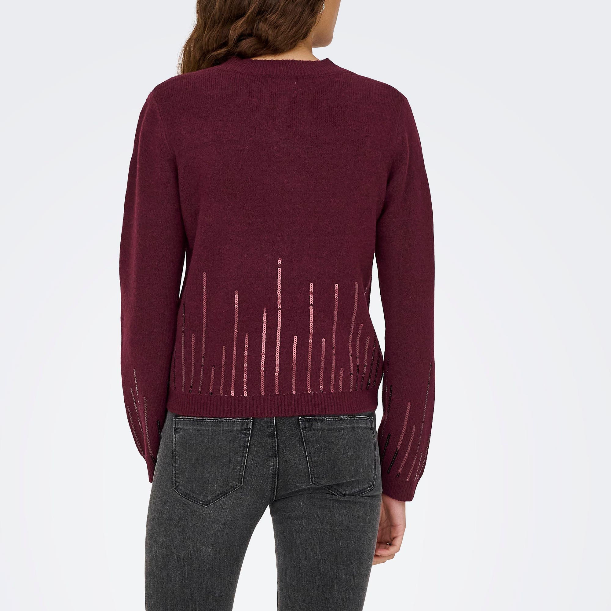 Pull Femme bordeaux