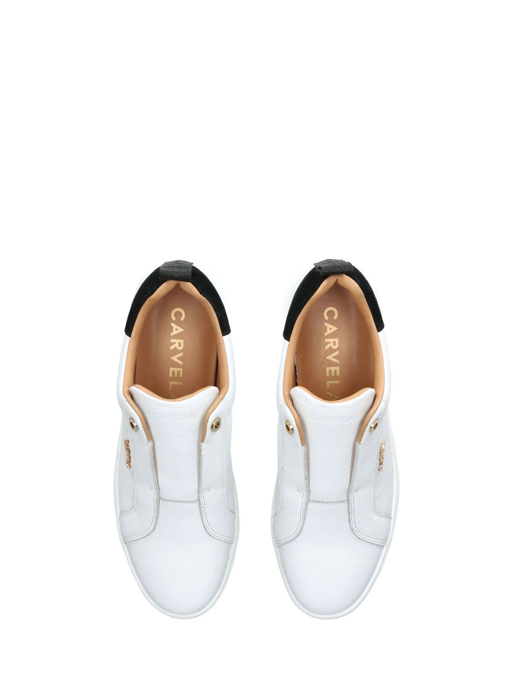 Wit - Carvela Connected veterloze sneakers