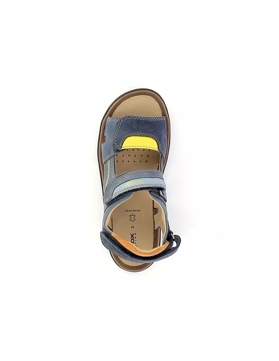 GEOX LIPARI - Sandales & nu-pieds Navyyellow