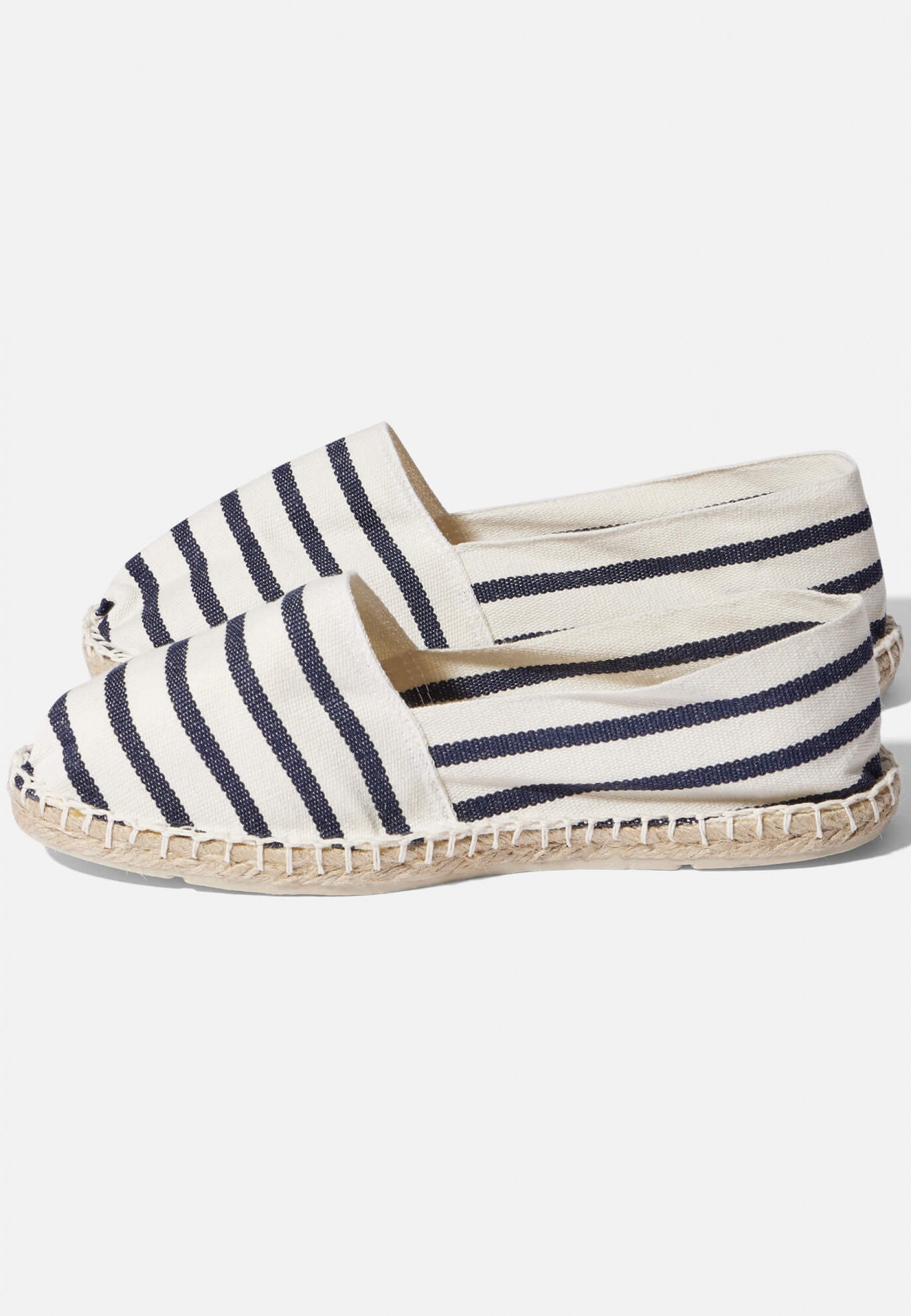Espadrilles en toile de coton-Vendéennes Marinière