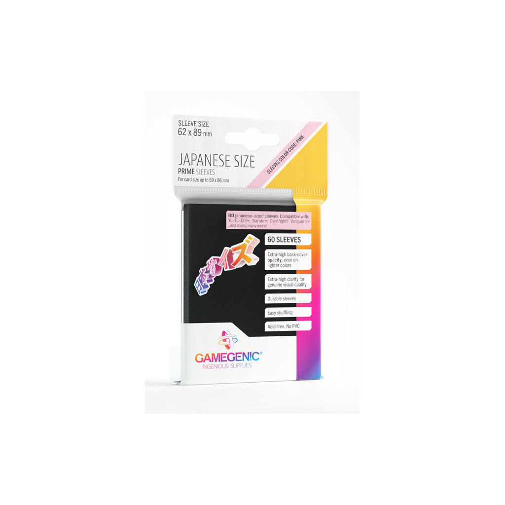 Gamegenic - 60 Japanese Size Prime Sleeves