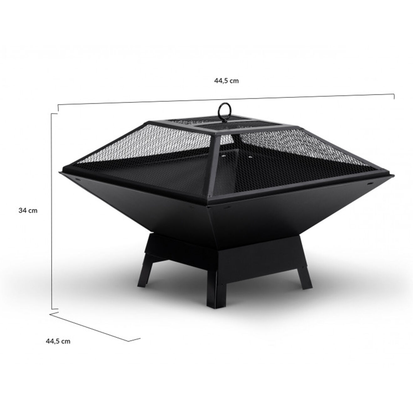 Pratik Garden Brasero Belo noir - D.44.5x34 cm