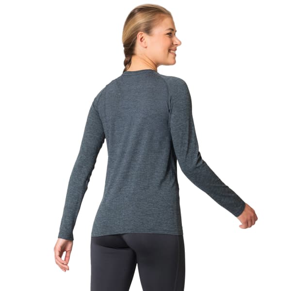 T-shirt running ODLO TS CREW NECK L/S ESSENTIAL SEAMLESS W INDIA INK MELANGE