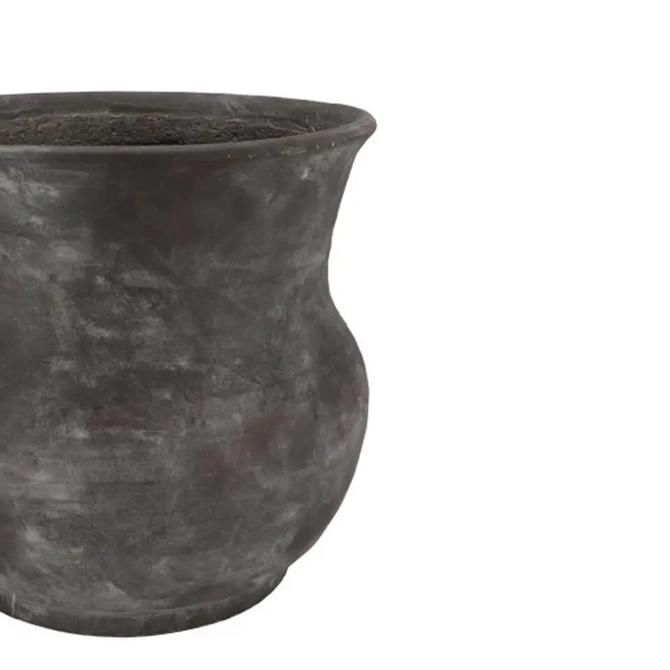 DK Design plantenpot - antraciet - voor kamerplant - 40 x 40 cm