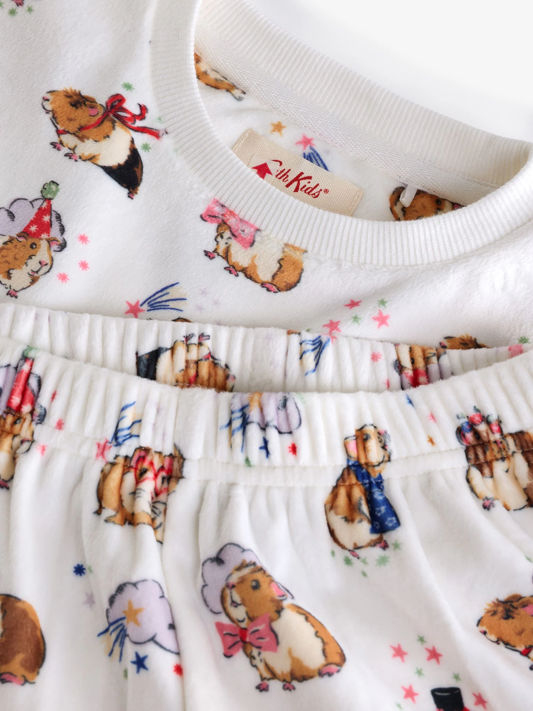 Ecru wit - Cath Kidston Cosy Fleece Pyjama's