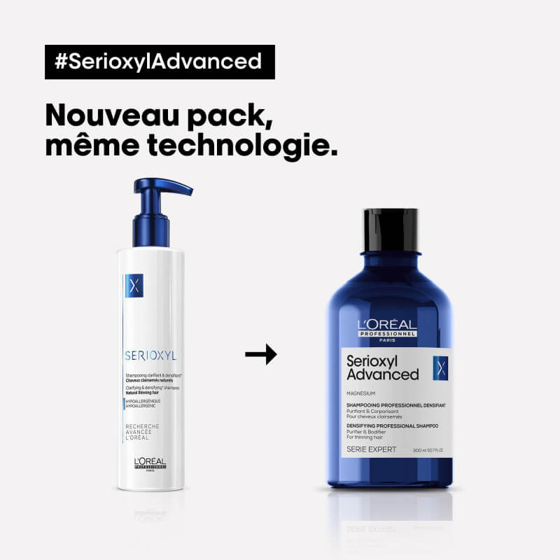 Shampooing corporisant Serioxyl Advanced L'Oréal Professionnel 300ML