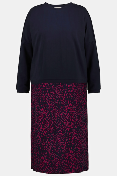 Bellieva-Sweatkleid, Stillfunktion, Rundhals