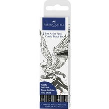 FABER-CASTELL Feutre PITT artist pen, kit Comic