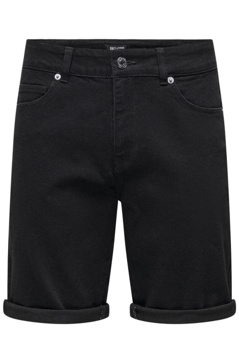 Only & Sons zwarte heren korte broek