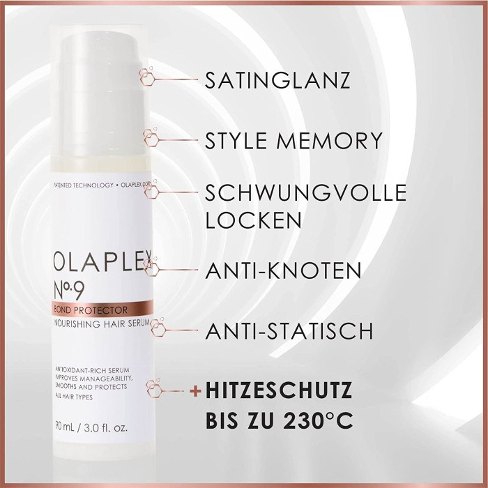 (90ml) No.9 Bond Protector Nourishing Hair Serum Alle Haartypen
