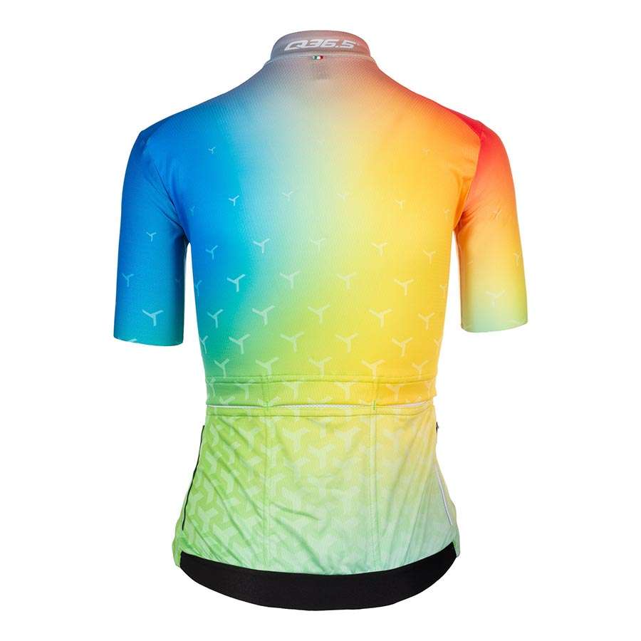 Q36.5 G1 Good Vibes Fietsshirt Korte Mouwen Multicolor Dames