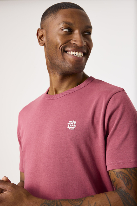 Garcia roze heren t-shirt