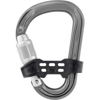 Petzl Attache Bar Schraubkarabiner Grey