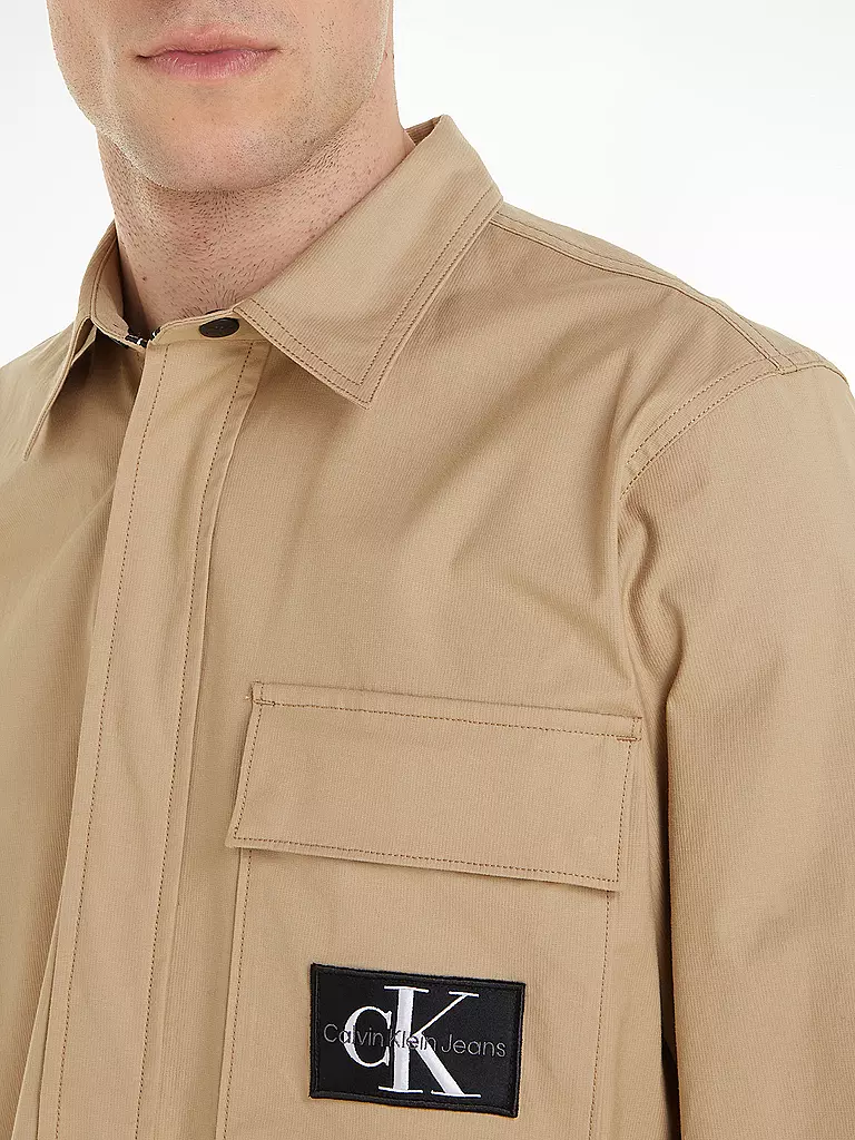 CALVIN KLEIN JEANS Overshirt beige