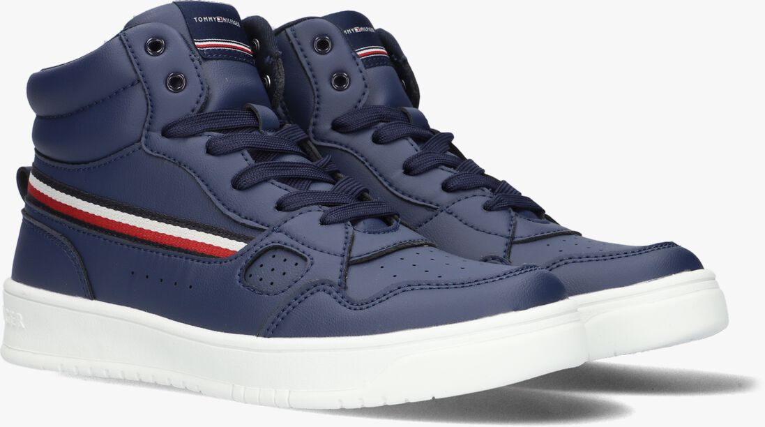 TOMMY HILFIGER blauwe tommy hilfiger hoge sneaker 33113