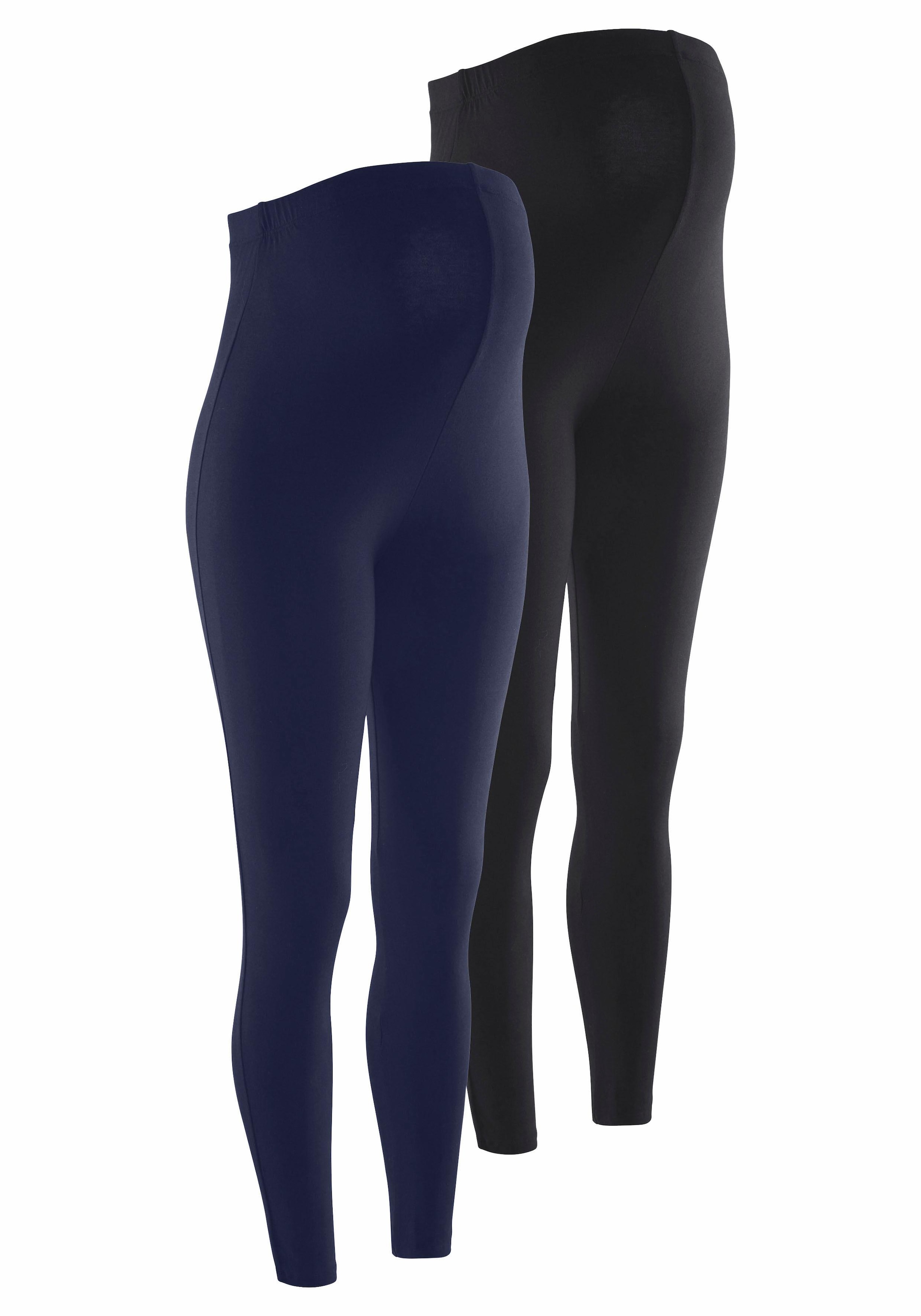Neun Monate Umstandshose »2 Stück Umstands-Hosen für Schwangerschaft und Stillzeit«  2er Pack Leggings für Schwangerschaft & Stillzeit