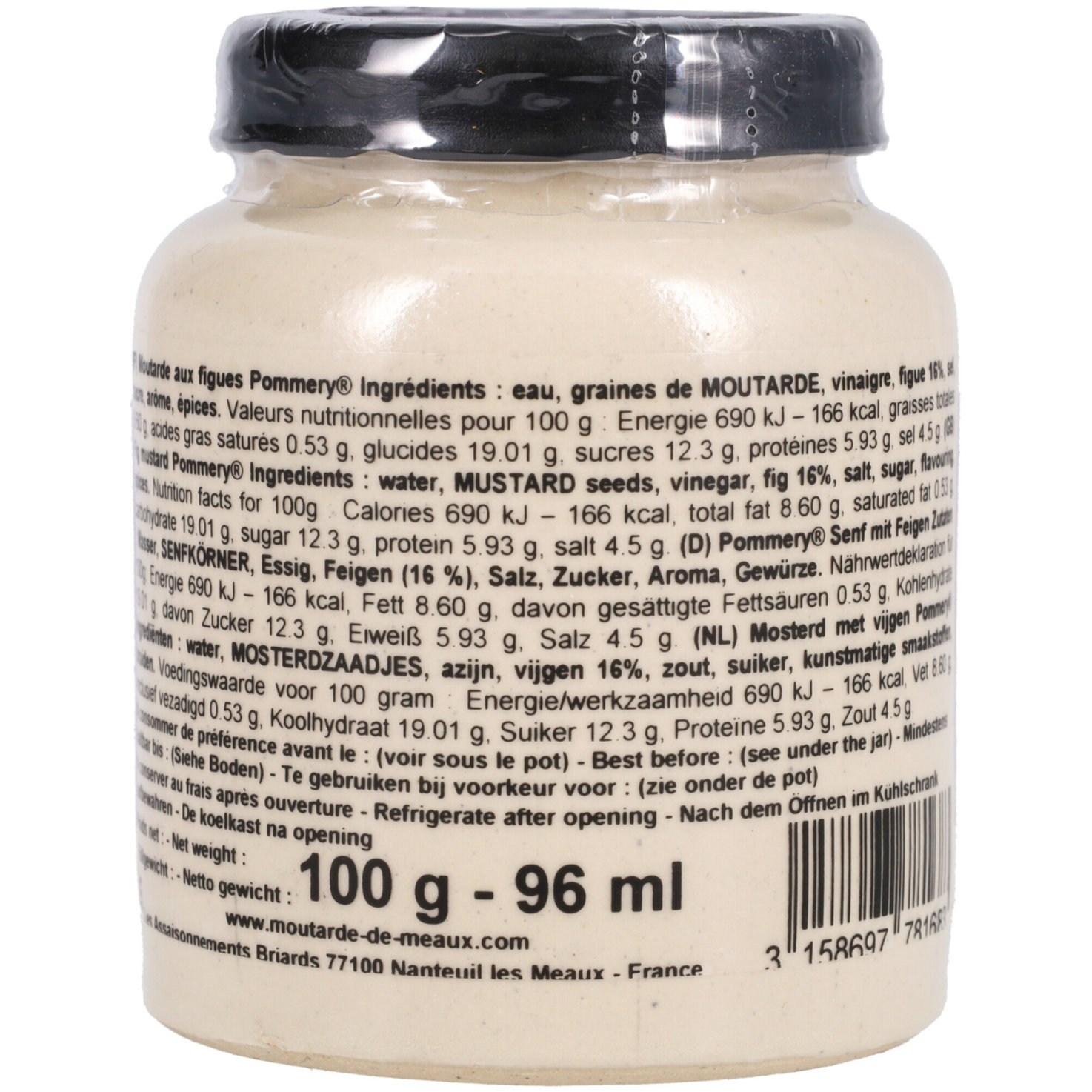 Pommery Senf Figues 100G