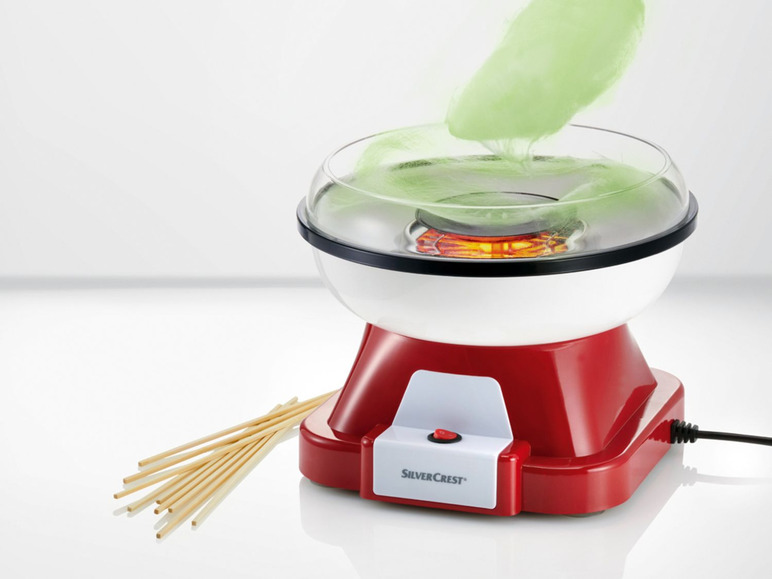 SILVERCREST® suikerspinmachine, 500 watt, inclusief 10 bamboestokjes (OSCZ/OSPL/OSSK)