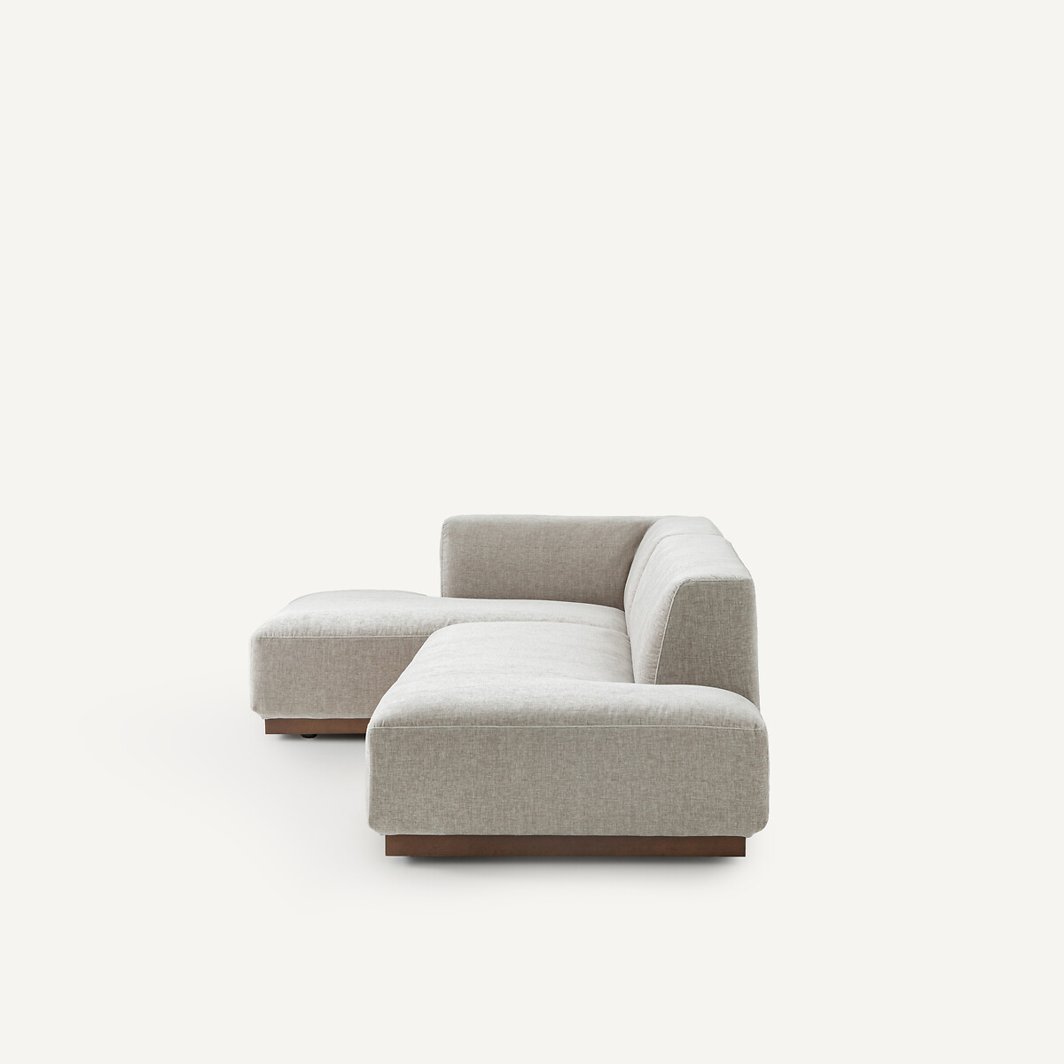 AM.PM<br>Sofá de canto esquerdo em veludo chenille, Jacopo