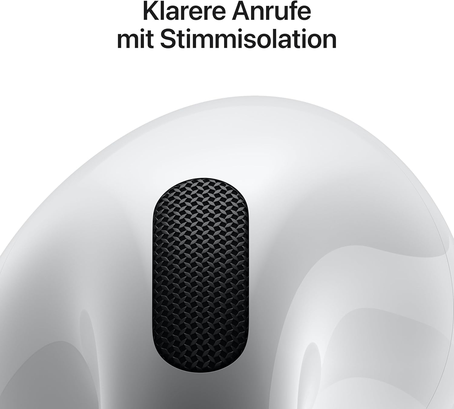 AirPods (4. Generation) Kabellose Bluetooth Kopfhörer Headset mit USB-C Ladecase (MXP63ZM/A) - Weiss