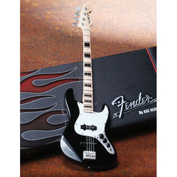 Axe Heaven Fender Jazz Bass Black Geddy Lee