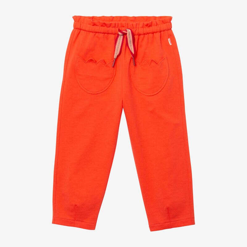 Pantalon bébé fille molleton orange Catimini Orange