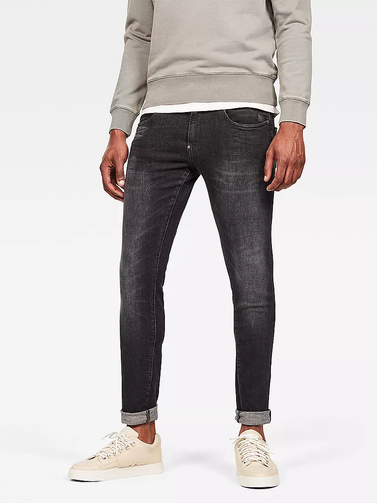 G-STAR RAW Jeans Super-Slim-Fit REVEND schwarz
