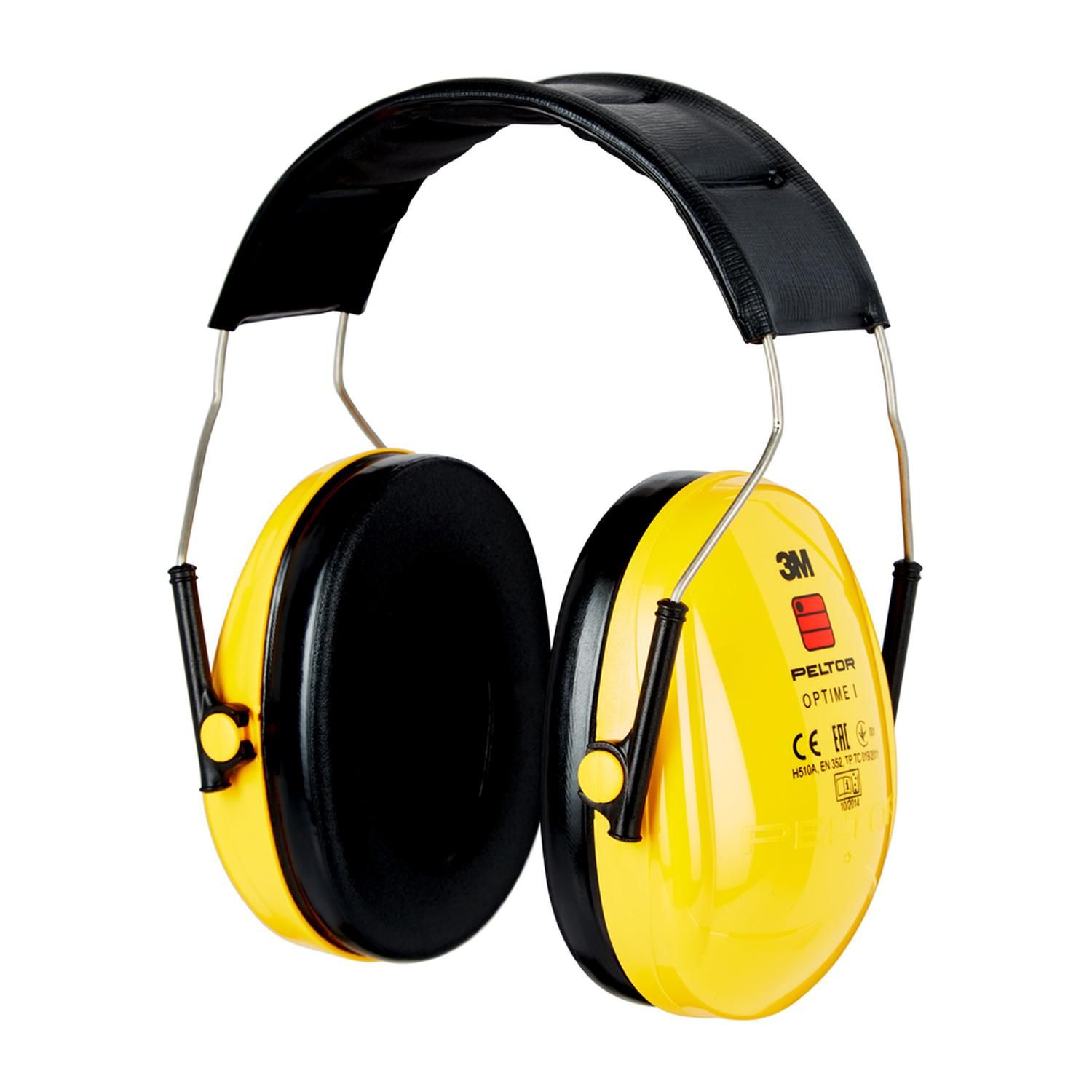 3M PELTOR™ Optime™ I H510A Oorkap gehoorbescherming geel 27dB - OPT1GU