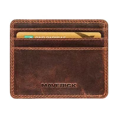 Maverick The Original - Portefeuille Magic RFID avec porte-cartes - cuir