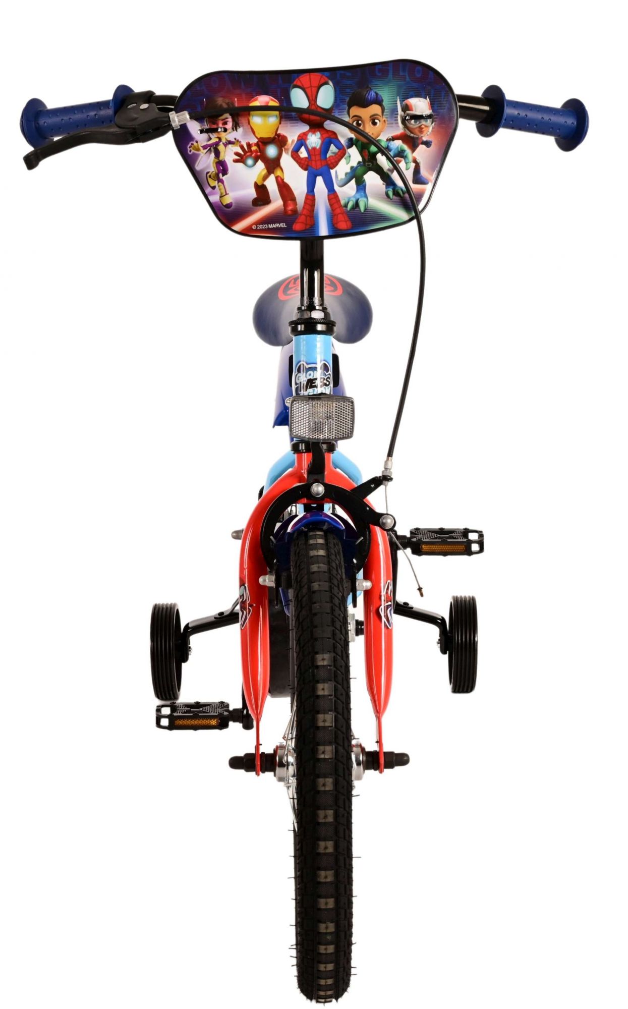 Kinderfahrrad Spidey Fahrrad für Jungen 16 Zoll Kinderrad in Blau