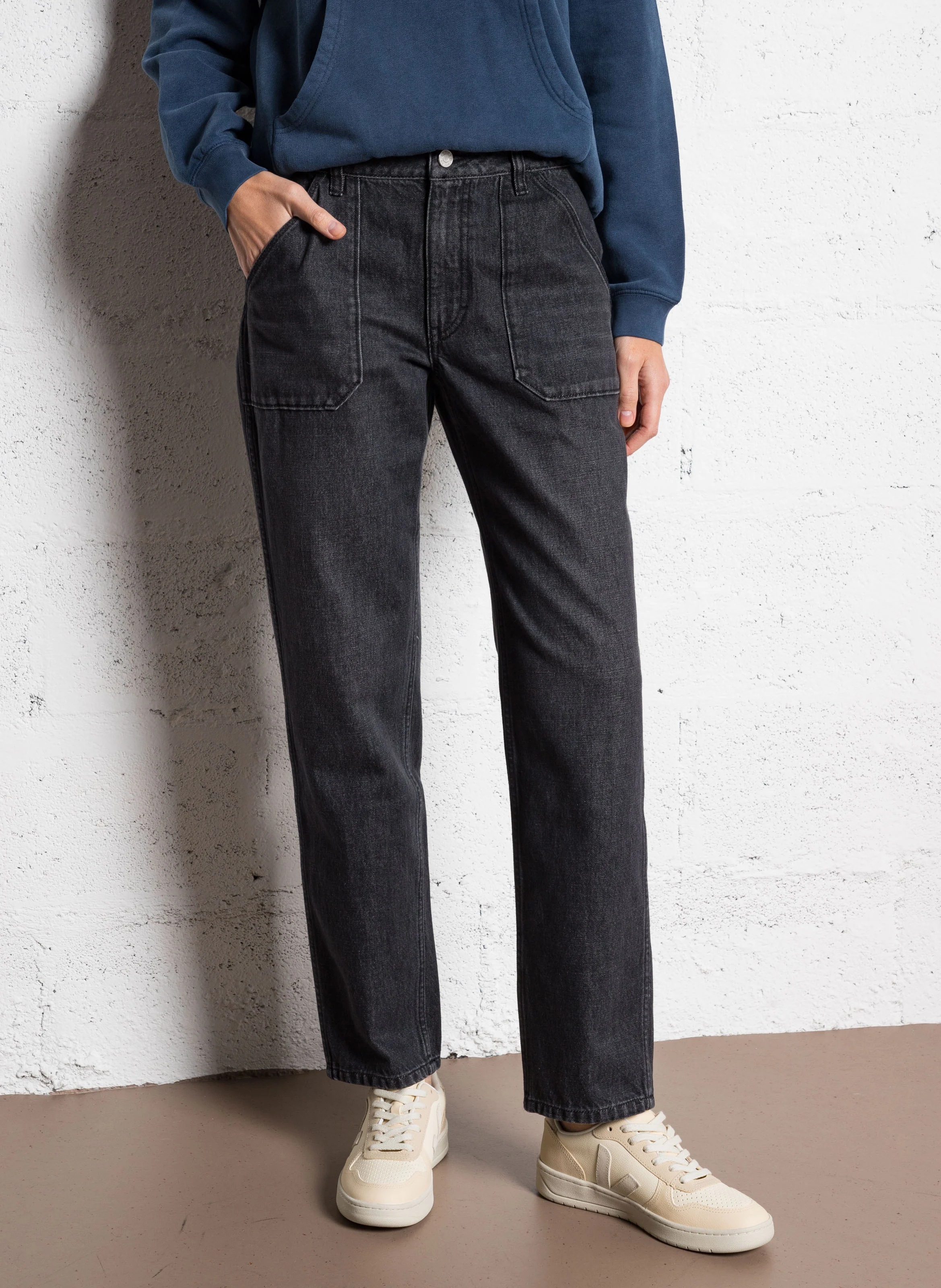 JANE - Jean droit | Bleu