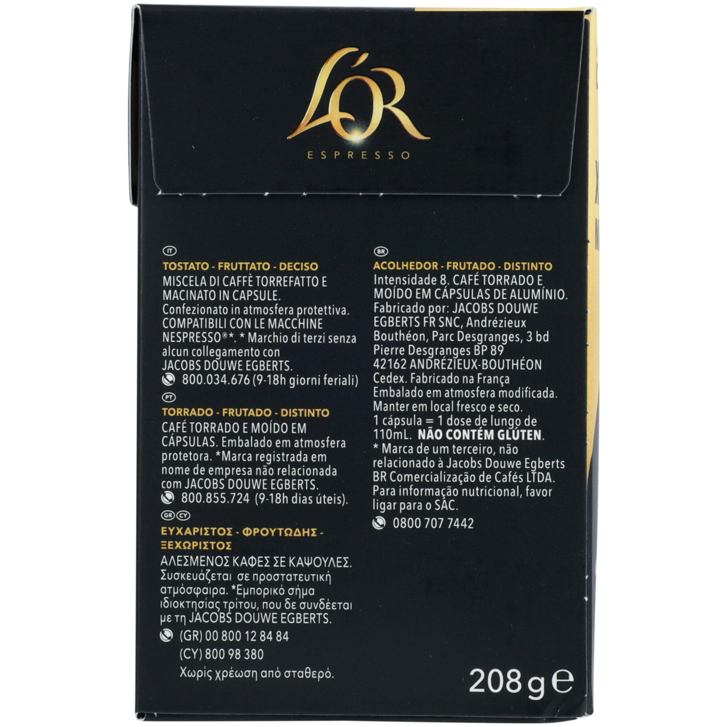 L'Or Espresso Lungo Profondo - Nespresso Kompatibel 40 Kapseln