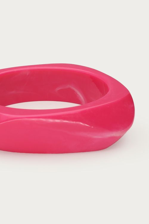 Fel roze resin bangle