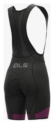 Cuissard Femme Alé Master 2.0 Noir/Rose Fluo
